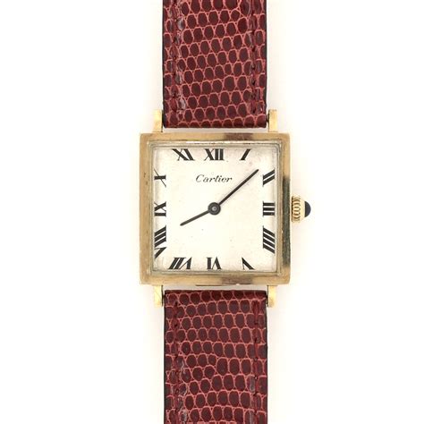 orologio cartier 28332|cartier square watch.